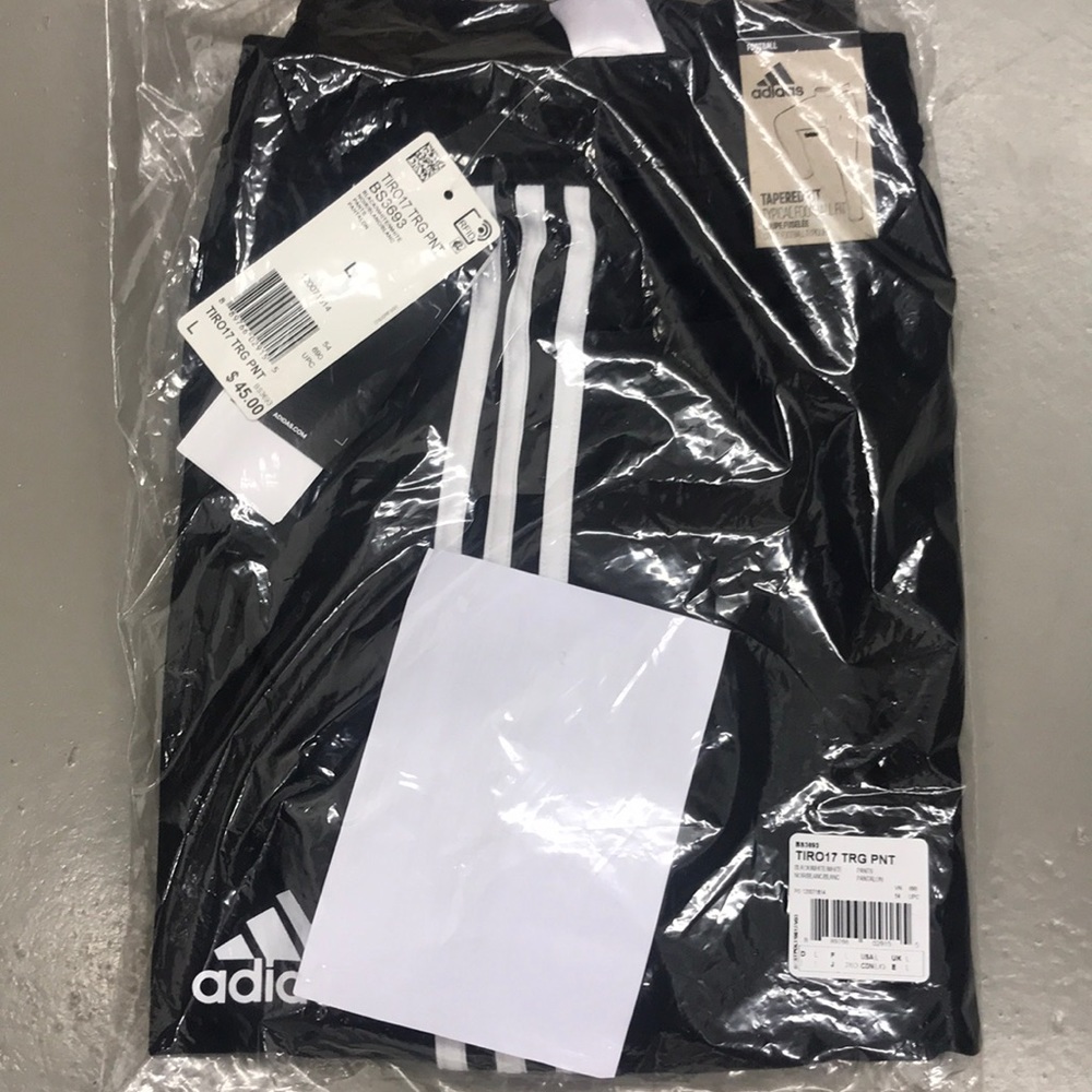 Adidas Men’s Tiro 17 Training Pants Black Soccer